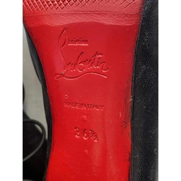 CHRISTIAN LOUBOUTIN RonFifi 36.5/6 Supra Napa Leather Over Knee Thigh High Boot - Picture 9 of 10